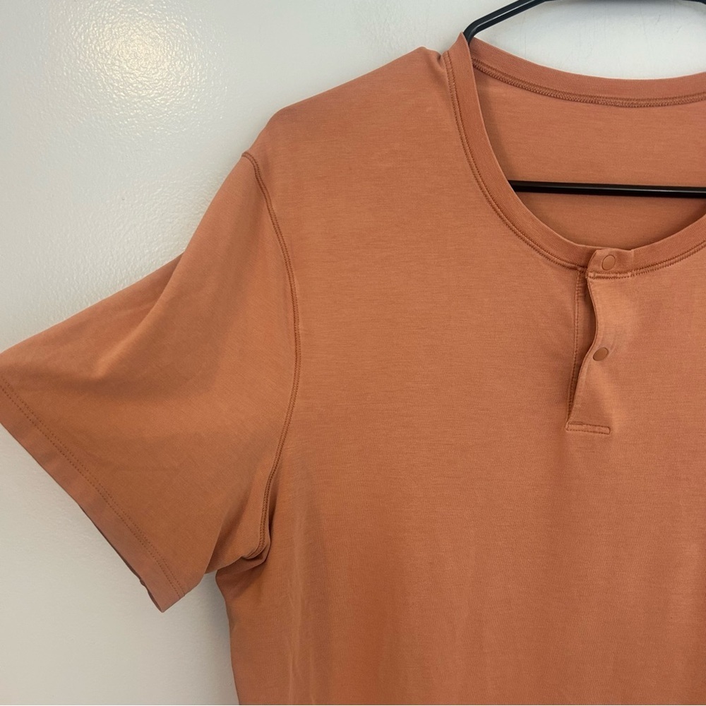 Lululemon Orange/Peach 5 Year Basic Ss Henley Sho… - image 4